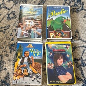 Classic Family Movie VHS Collection